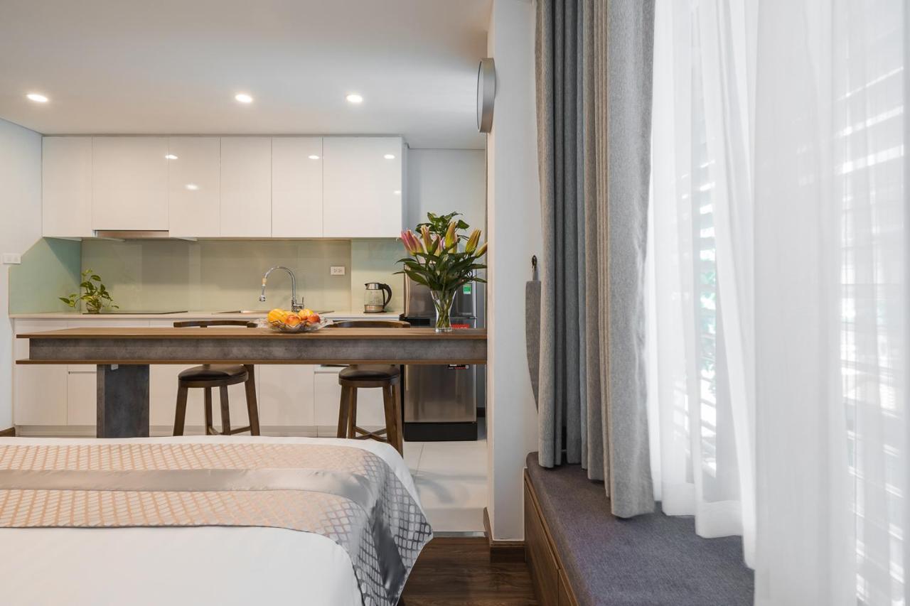 Narcissus Hotel & Apartment Hanoi Bagian luar foto