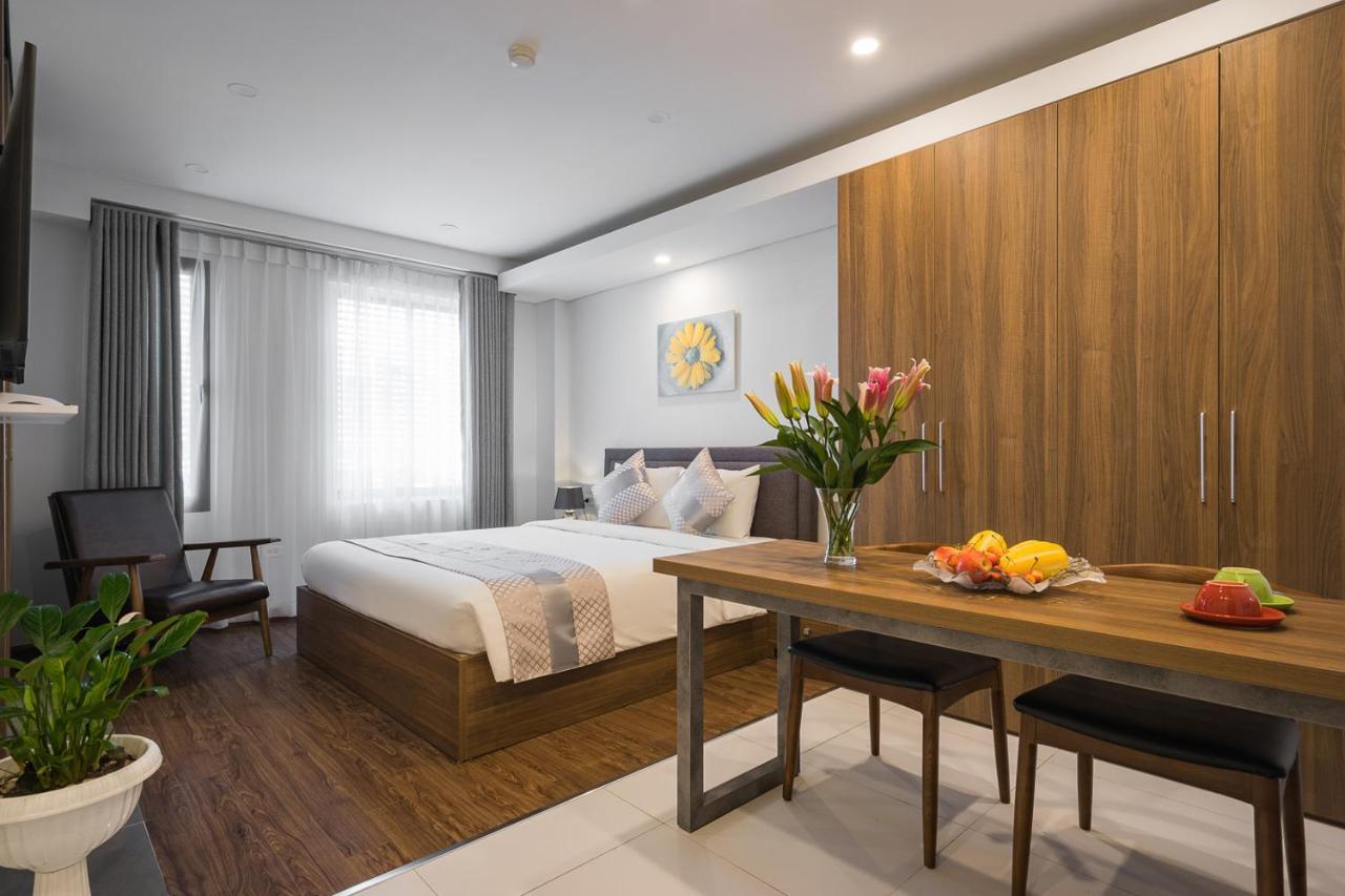 Narcissus Hotel & Apartment Hanoi Bagian luar foto
